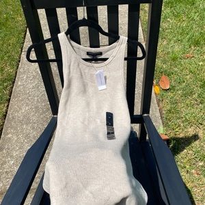 Cream tank halter top (seater material)